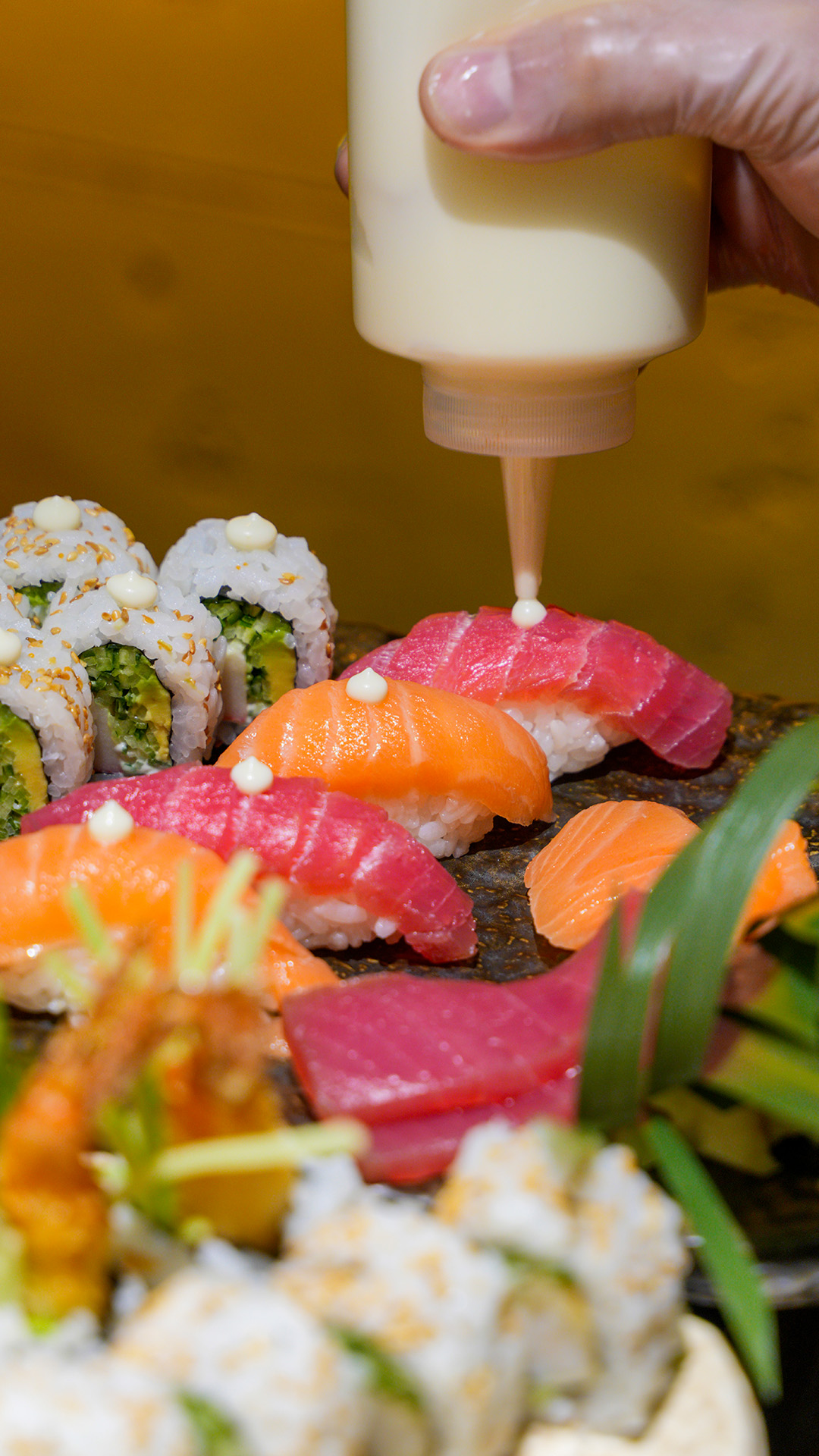 Fresh sushi at La Spezia