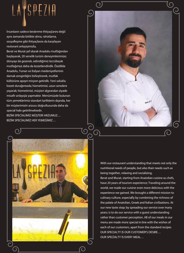 La Spezia kitchen and hospitality story